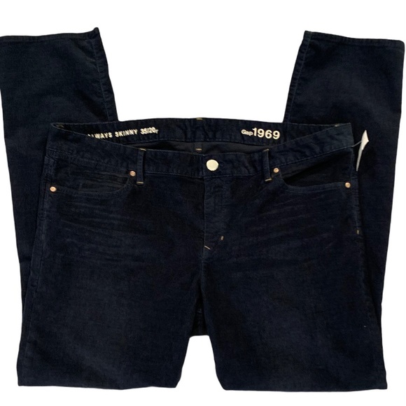 Gap 1969 Skinny Corduroy Jeans NWT Size 35/20R - Picture 3 of 5